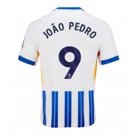Camisa de Futebol Brighton Joao Pedro #9 Equipamento Principal 2024-25 Manga Curta